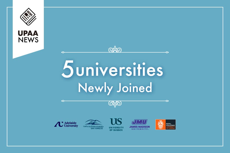 UPAA 新協定大学 5校